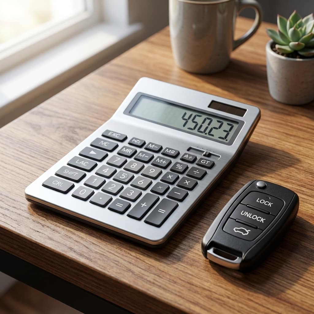 자동차세 계산기와 자동차 키 - 자동차세 연납 할인 계산